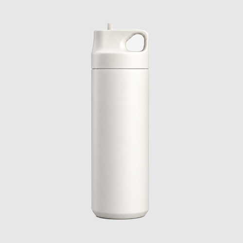500ML Stainless Steel Water Bottle #color_white