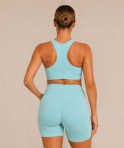 Racerback Two-piece Set Aqua S M L XL