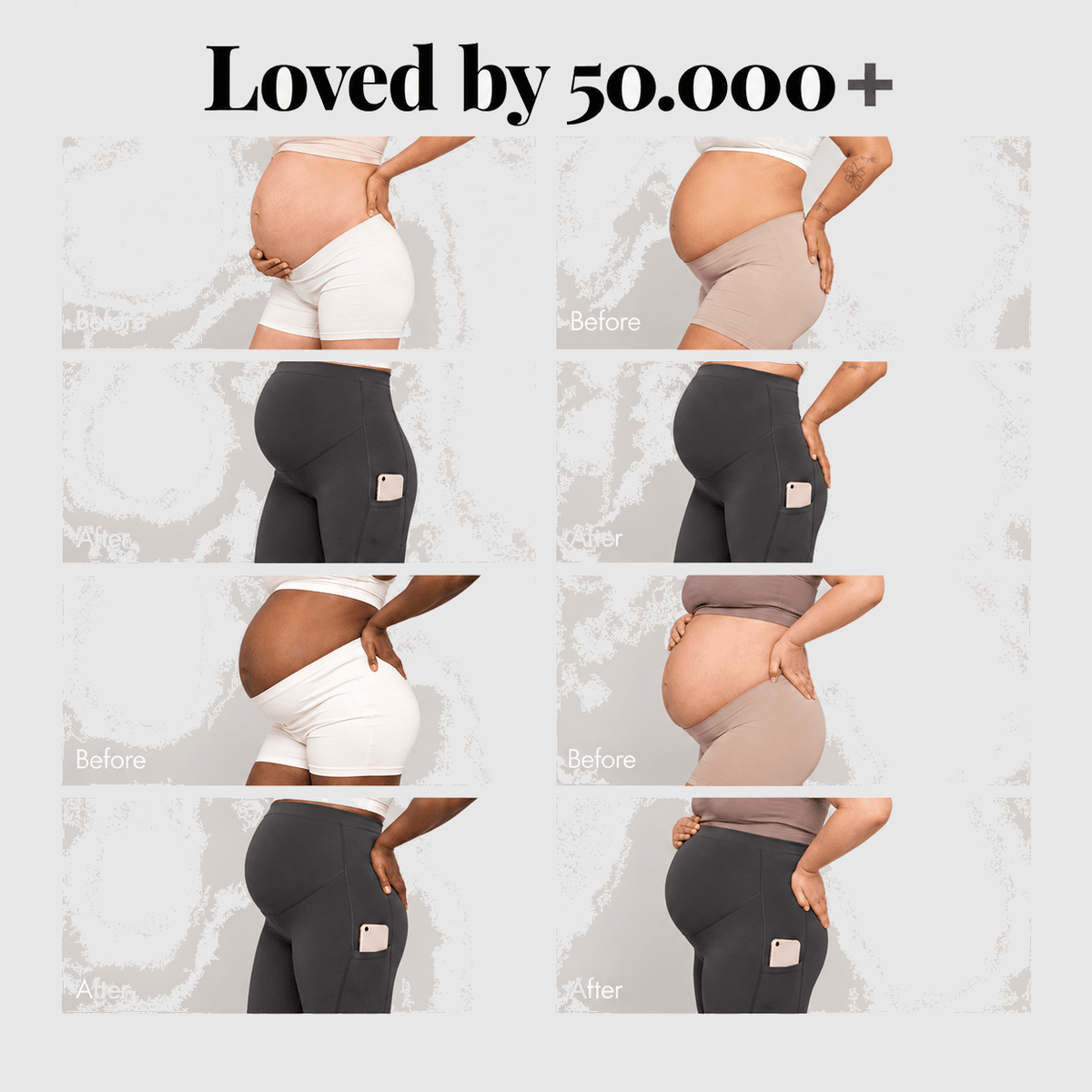 Pocket Maternity Leggings - Bumpshape #all