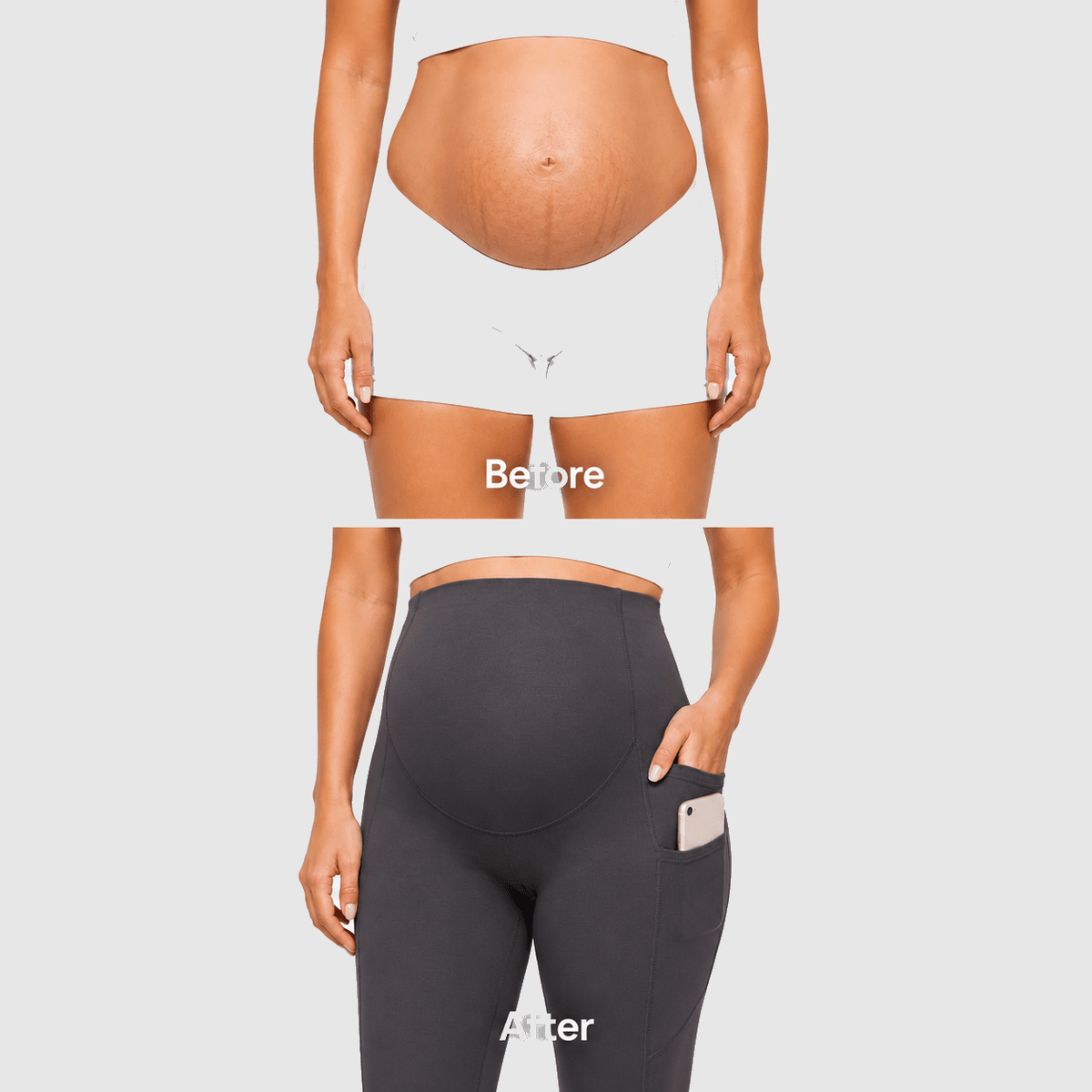 Pocket Maternity Leggings - Bumpshape #all