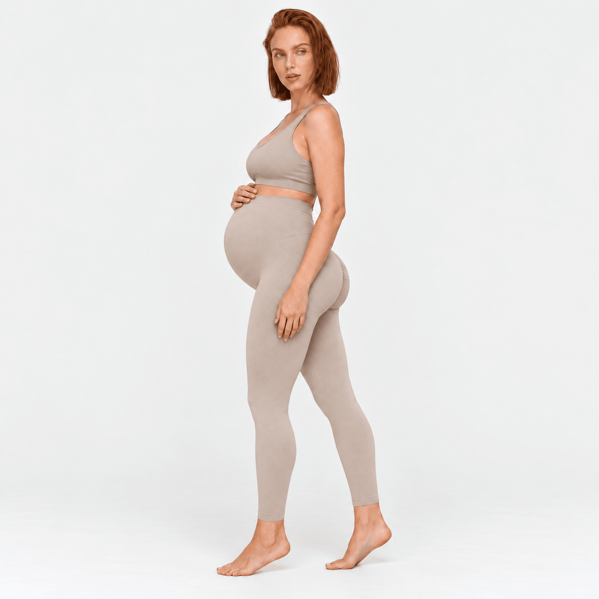 Tone Seamless Maternity Leggings - Bumpshape