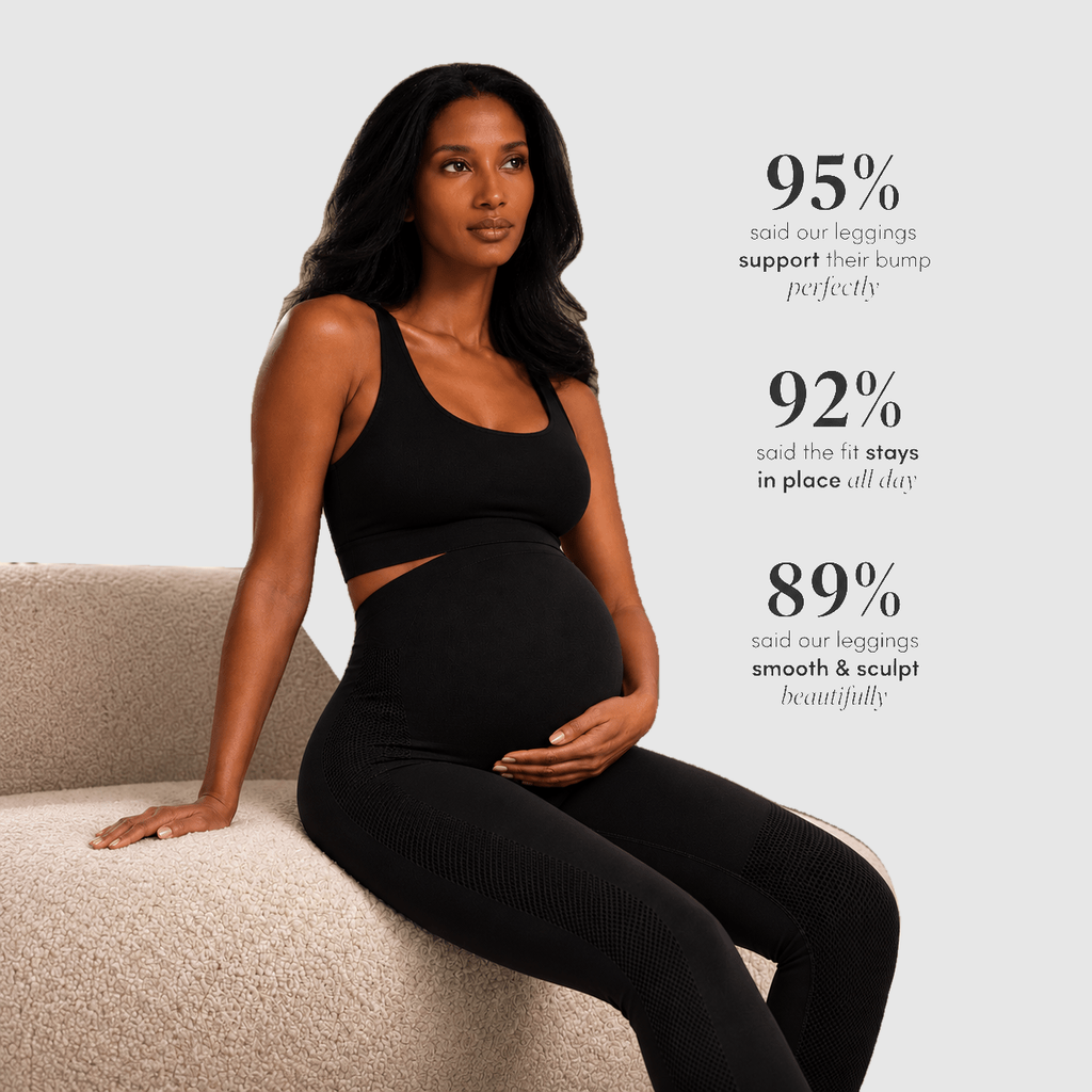 Tone Seamless Maternity Leggings - Bumpshape #all