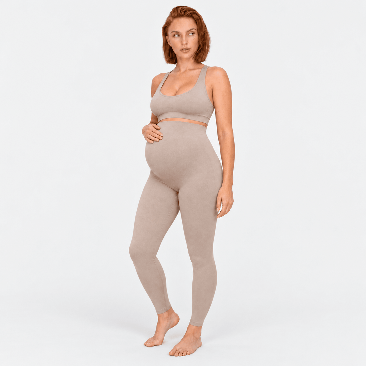 Tone Seamless Maternity Leggings - Bumpshape
